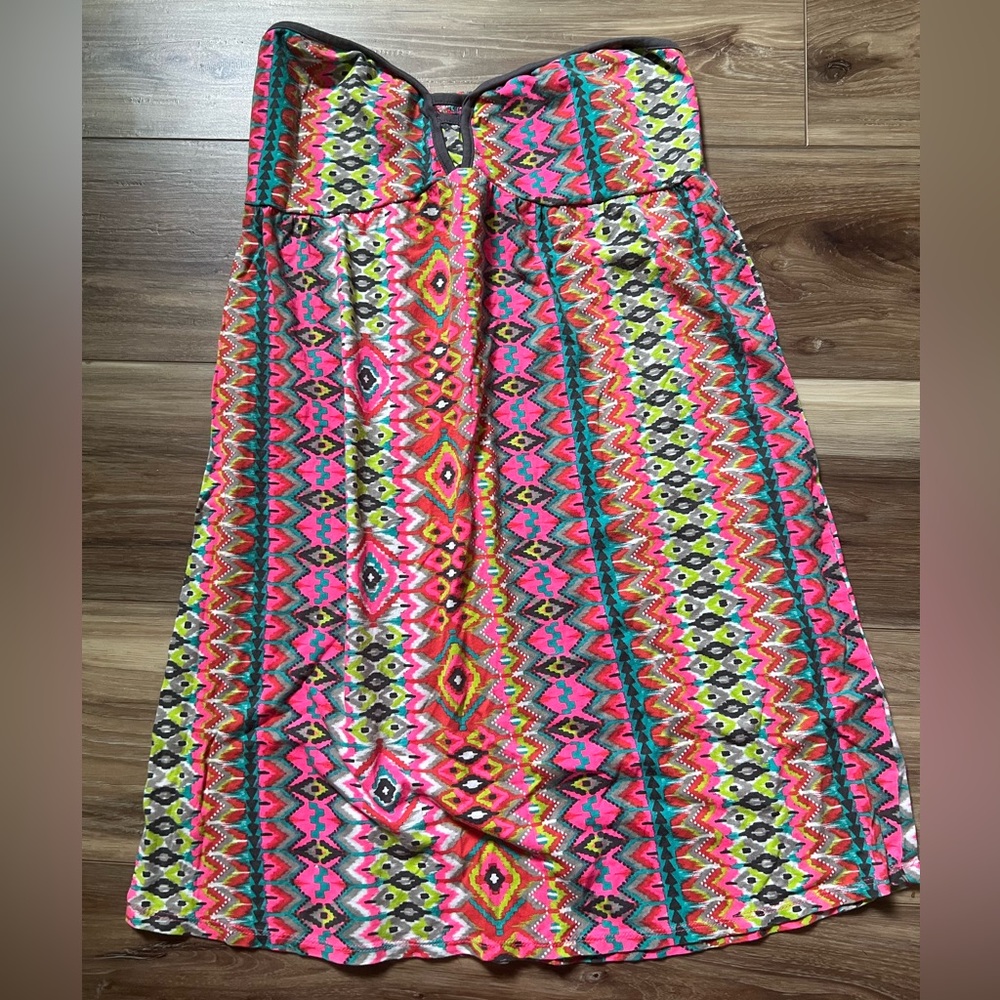 Roxy Multicolor Strapless Dress